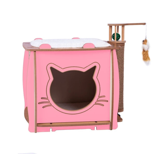 Patihomes Kedi Tırmalama Evi - Kedi Tırmalaması - Kedi Tırmalama Tahtası - 6