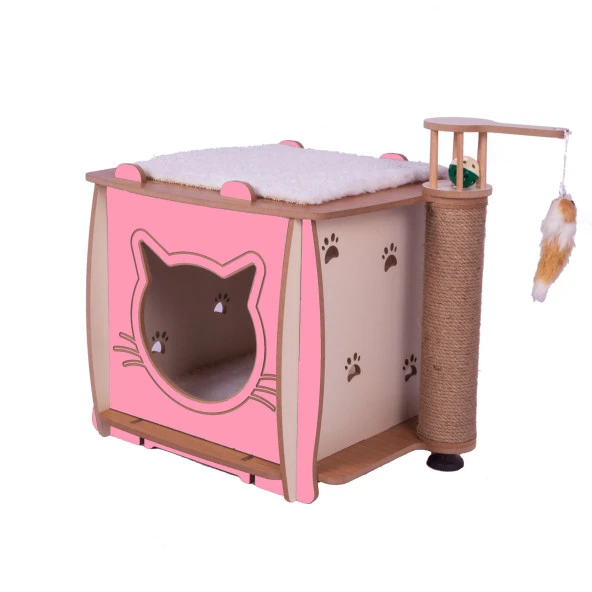 Patihomes Kedi Tırmalama Evi - Kedi Tırmalaması - Kedi Tırmalama Tahtası - 7