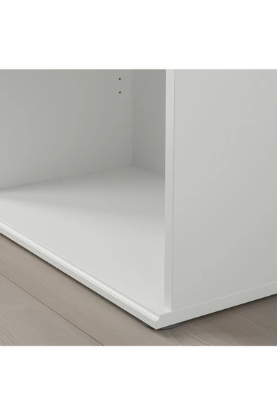 Skruvby Tv Sehpası, Beyaz Renk MeridyenDukkan 156x38x60 Cm, Televizyon Ünitesi - 5