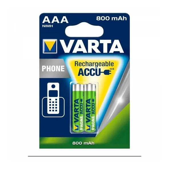 Varta Şarjlı İncepil 2li 800 Mah