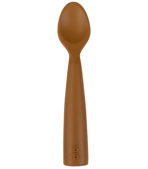 OiOi Nam Nam Silikon Mama Kaşığı Woody Brown