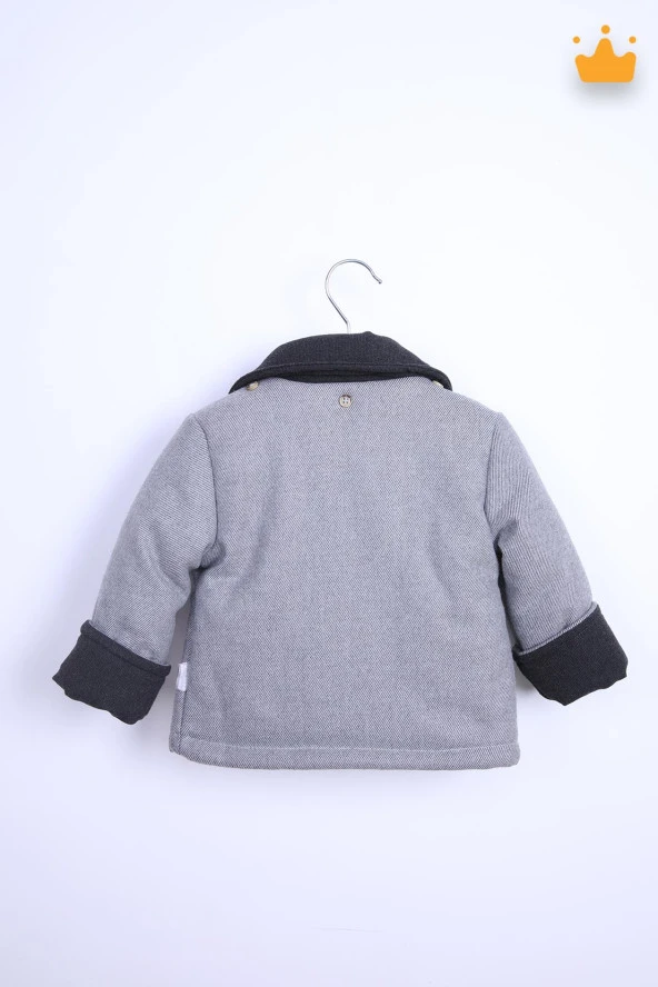 Babyhola 1.5 Tog Çıkarılabilir Kapşonlu Pamuk Astar Bebek Çocuk Dolgulu Kaban 13438 - 3