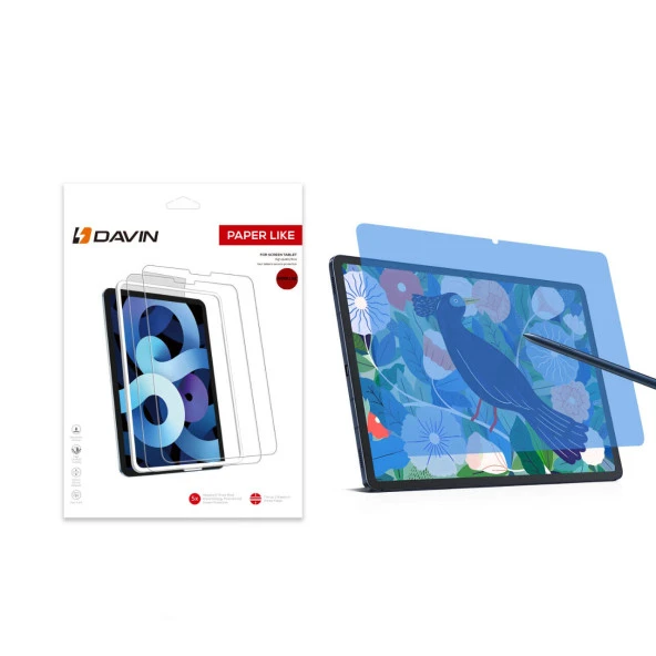 Vendas Samsung Galaxy Tab S7 Lite T737  Kağıt Hisli Mat Davin Paper Like Tablet Ekran Koruyucu
