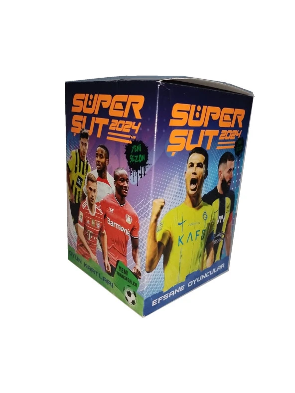 Hayal Sepeti Yeni Seri Süper Şut 3lü Kart 2024 Futbol Kartı 3Lü Poşet (450 Kart) - 2