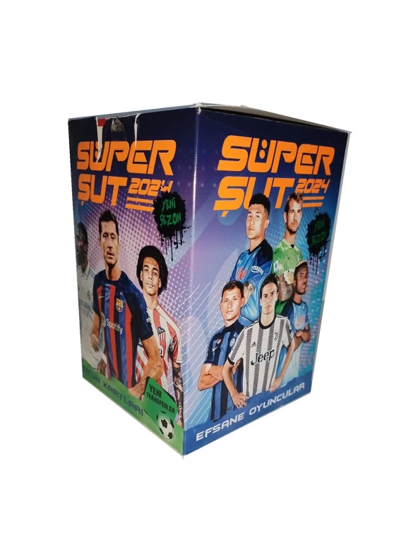 Hayal Sepeti Yeni Seri Süper Şut 3lü Kart 2024 Futbol Kartı 3Lü Poşet (450 Kart) - 3