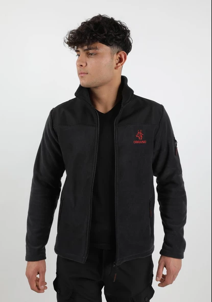 Obrano Outdoor Polar Ceket Softshell Kumaş Detaylı Tactical - 10