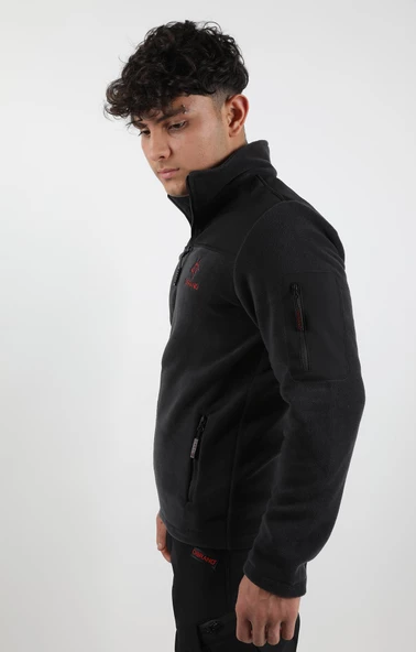 Obrano Outdoor Polar Ceket Softshell Kumaş Detaylı Tactical - 8