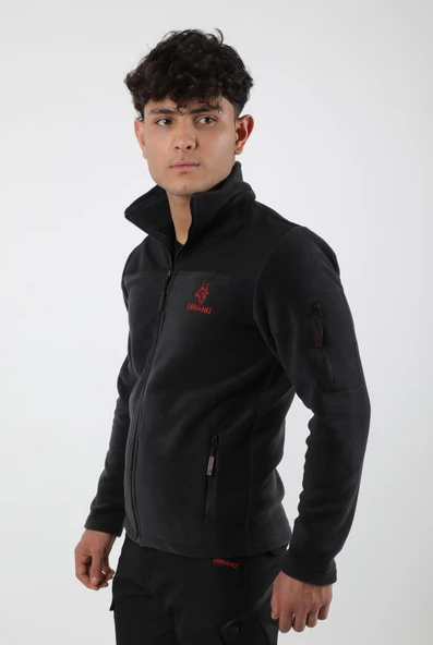 Obrano Outdoor Polar Ceket Softshell Kumaş Detaylı Tactical - 7