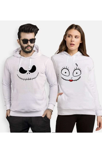Tshirthane Jack Sally 1  Sevgili Kombinleri Kapüşonlu Kombini