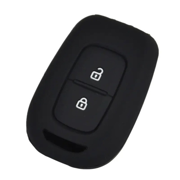 RENAULT DUSTER DACIA SCENIC MASTER MEGANE MEGANE 2 SİLİKON ANAHTAR KILIF (SİYAH) - Resim 5