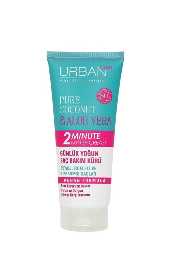 Urban Care Pure Coconut&aloe Vera Boyalı Saçlara Özel Renk Koruyucu Yoğun Saç Maskesi-250ml-vegan