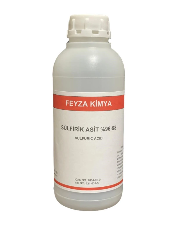 FEYZA KİMYA SÜLFÜRİK ASİT %96-98 (1 L / 1.8 KG)