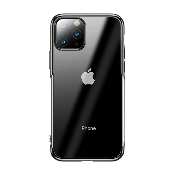 Vendas iPhone 11 Pro Max Baseus shining serisi renkli kenarlı TPU silikon kılıf