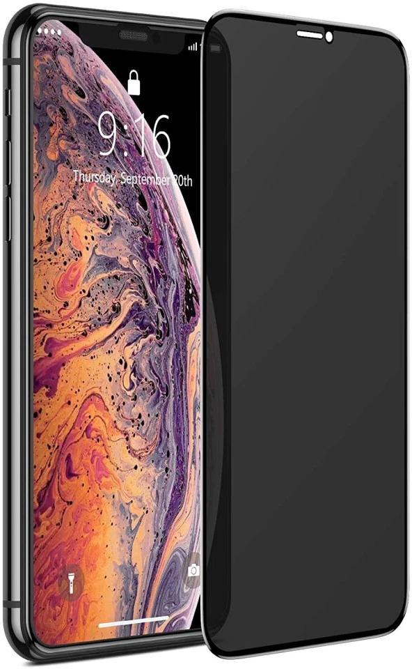 Vendas iPhone X Privacy tam kaplama hayalet nano ekran koruyucu