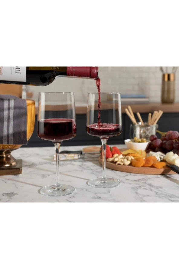 Paşabahçe iconic şarap kadehi - 6 lı su meşrubat bardağı kadehi 440229 - Resim 3