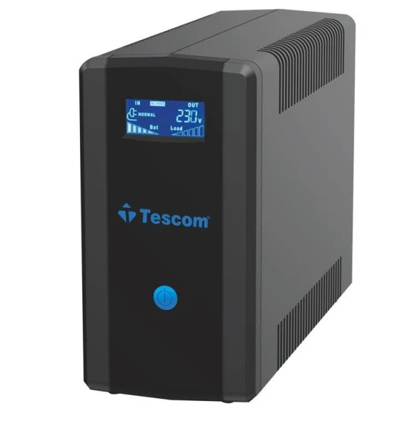 TESCOM LEO+ 1200 VA (2x12V 7AH Akü) Line Interactive 5/10 dk UPS