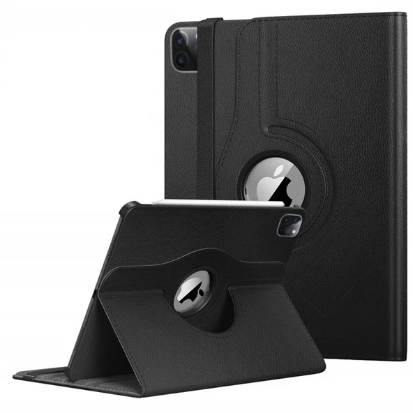 Apple iPad Pro 11 3. Nesil 2021 Kılıf 360 Dönebilen Standlı Case A2377 A2459 A2301 A2460