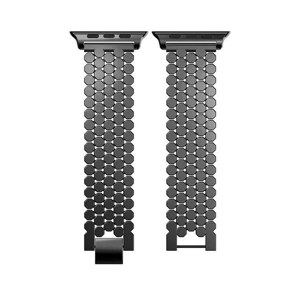 Vendas Apple Watch 38mm Metal bal peteği tasarımlı premium kordon - 4