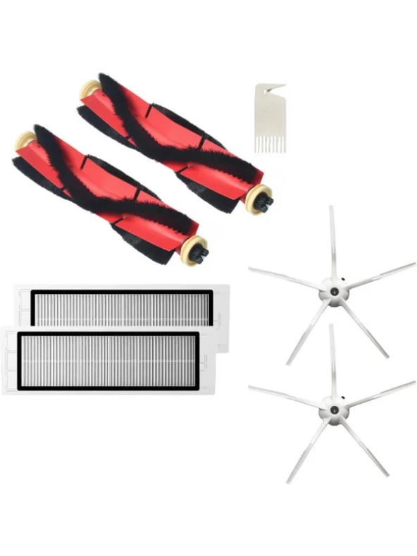 srfn ticaret S5 Max S5 S4 Max S6 Maxv S6 S6 Pure Roborock Modelleri Uyumlu Ana Fırça-Filtre-Yan Fırça Seti ürün görseli 1