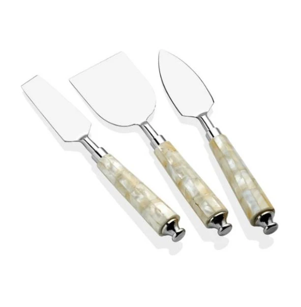 The Mia Pearl Peynir Servis Takımı 3 Parça  CKB0172