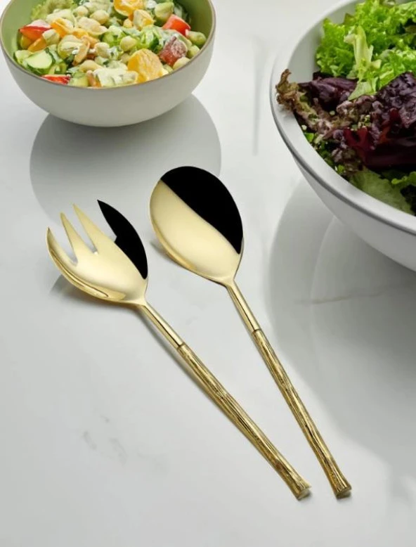 The Mia Goldy Salata Servis Takımı 2 Parça CKB0179 - 2