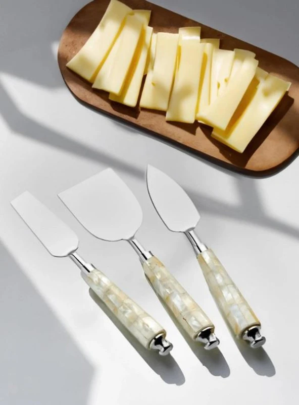 The Mia Pearl Peynir Servis Takımı 3 Parça  CKB0172 - 2