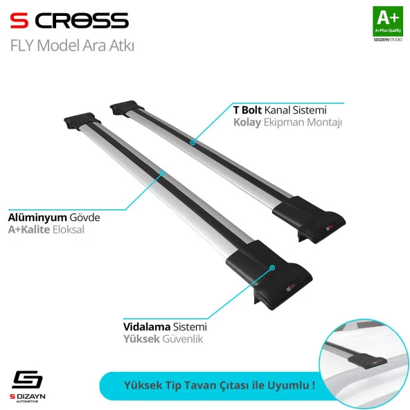 Mini Countryman F60 için 2017 Üzeri Fly Model Gri Ara Atkı A+Kalite ürün görseli