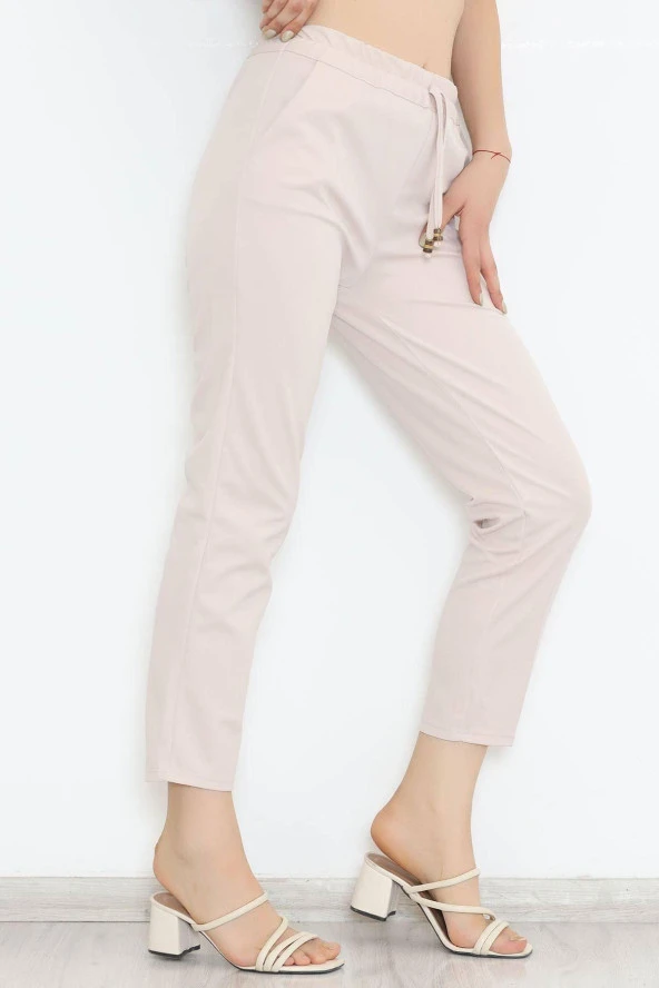 Beli Lastikli Pantolon Taş - 9189.1361. - 2