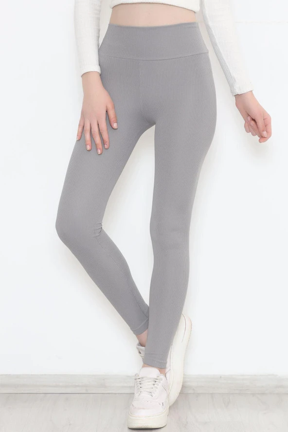 Fitilli Tayt Gri - 10751.1098.