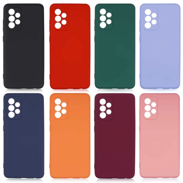 Vendas Samsung A52 W-Lansman İçi Kadife İpek Dokulu Kılıf - Resim 11