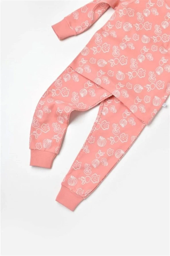 Bibaby 59716 Çocuk Pijama Takımı Pembe- 3/4 Yaş