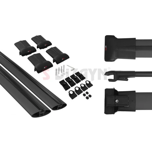 Volkswagen Passat Alltrack için (B7) 2012-2015 Fly Model Siyah Ara Atkı A+Kalite - Resim 4