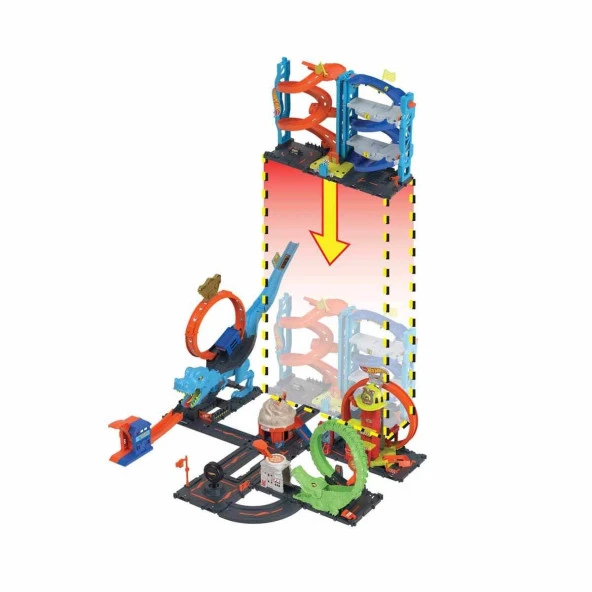Hot Wheels Heyecanlı Yarış Kulesi - 5