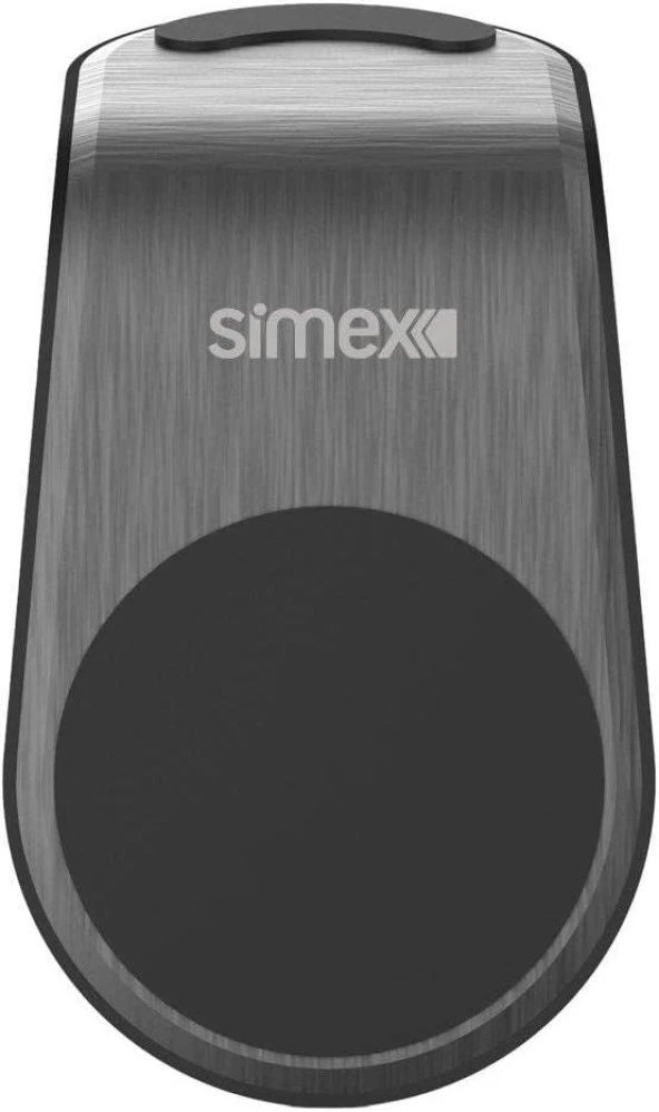 Simex Petege Takmali Miknatisli Pulling Telefon Tutucu Siyah ST-201 - Resim 2