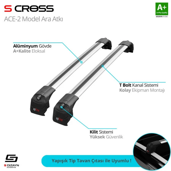 Genesis Gv70 (Jk1) için 2022 Üzeri Ace-2 Model Gri Ara Atkı A+ Kalite ürün görseli