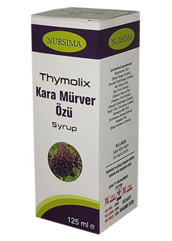 Nursima Kara Mürver Şurubu 125 ml