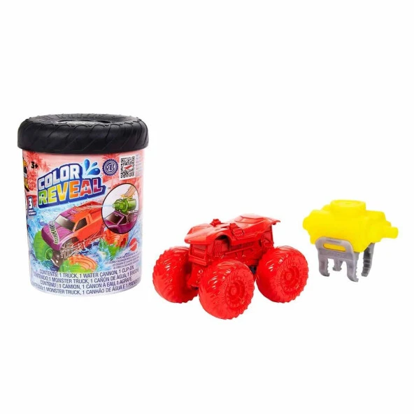 Hot Wheels Monster Trucks Color Reveal Renk Değiştiren Araç - 4