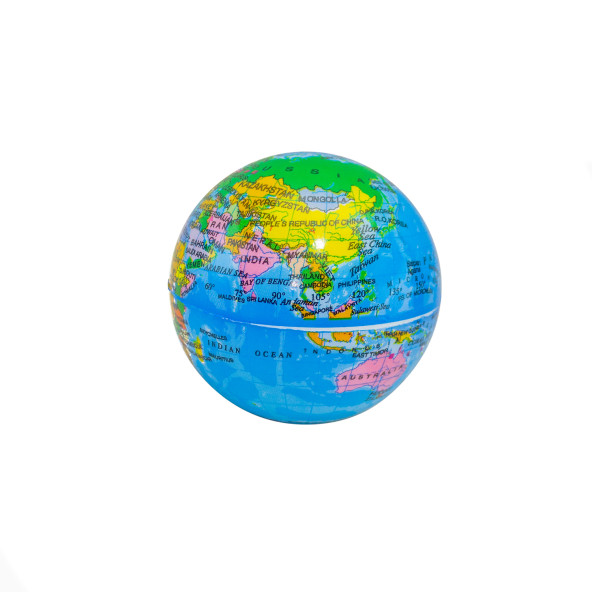 Stres Topu Dünya Haritalı 12 Cm 6 Adet - Resim 3