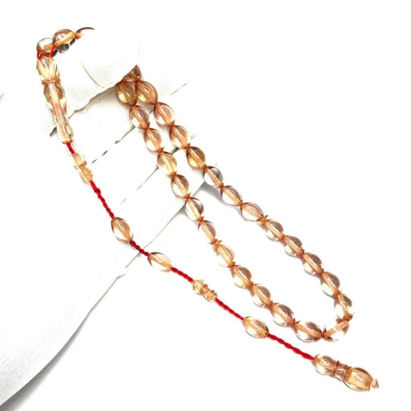 Usta Sikkeli Sistemli Beyzi Model 9-12mm Ateş Sıkma Kehribar Tesbih ürün görseli