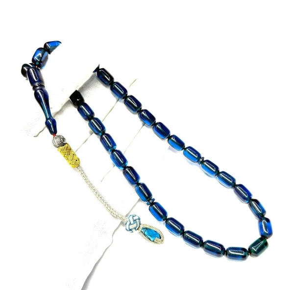 Kapsül Model Kazaz Püsküllü 7-11mm Ateş Sıkma Kehribar Tesbih