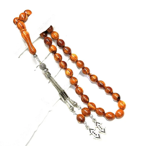 Beyzi Model Püsküllü 9-11mm Hareli Katalin Baga Tesbih ürün görseli