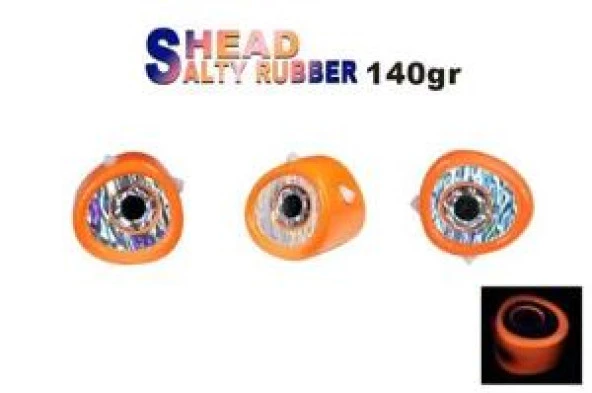 Fujin Salty Rubber Head 140gr Kafa 05 Orange  3D Eye