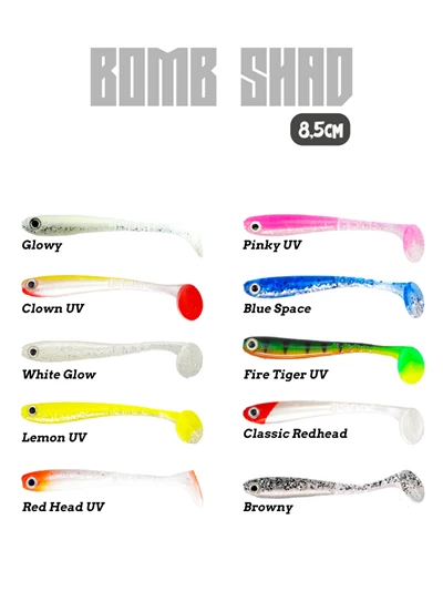 Fujin Bomb Shad 85mm Slikon Balık