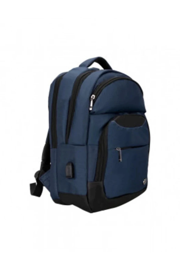 Plm Monza Usb Lacivert 15.6" Notebook Sırt Çantası - Resim 4