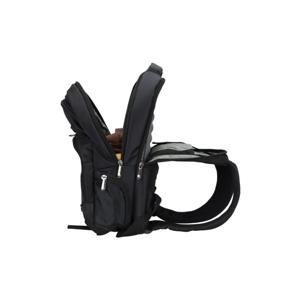 Plm Monza Usb Siyah 15.6" Notebook Sırt Çantası - Resim 2