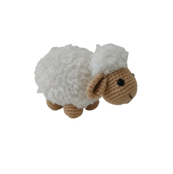 Tatlı Kuzucuk Amigurumi Organik Oyuncak - 1