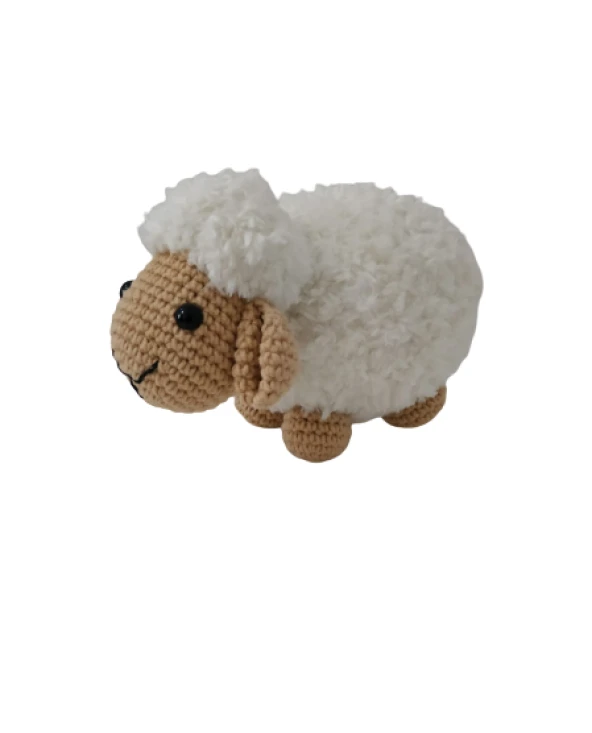 Tatlı Kuzucuk Amigurumi Organik Oyuncak - 2