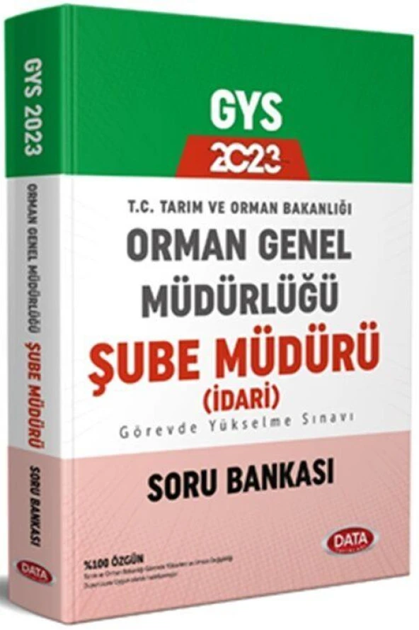 2024 GYS Orman Genel Müdürlüğü Şube Müdürü GYS Soru Bankası Data Yayınları