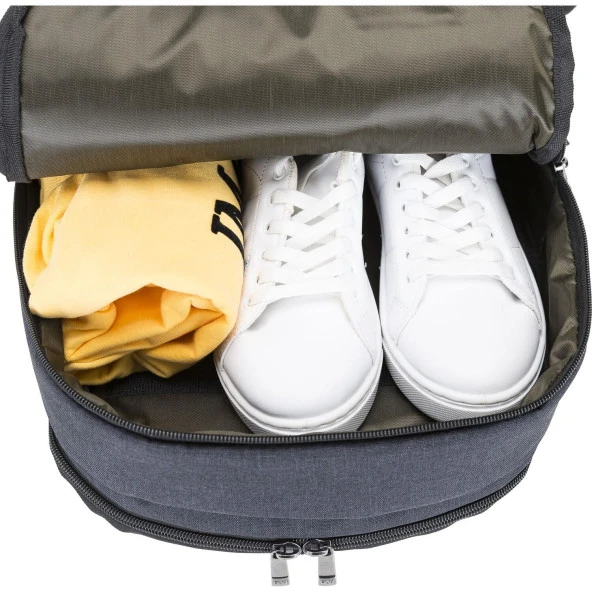 Plm Seitek Gri 13-14" Notebook Sırt Çantası 13-14 İnç Laptop Sırt Çantası - Resim 4