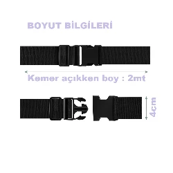 tarix Valiz Bavul Emniyet Kemeri 2 Adet - 4